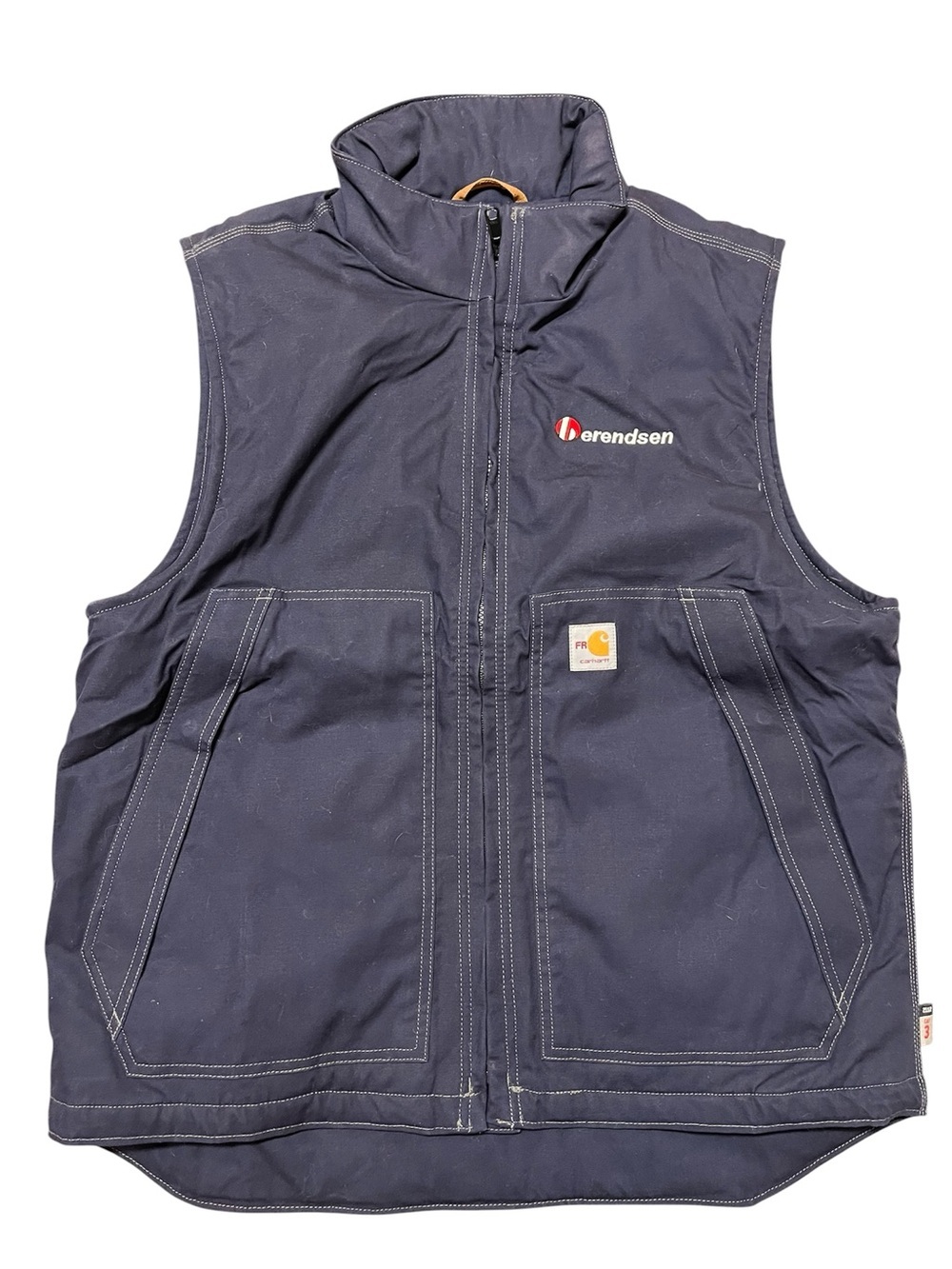 Carhartt Fire-Resistant Quick Duck Insulated Vest Men's, Like New. LARGE
